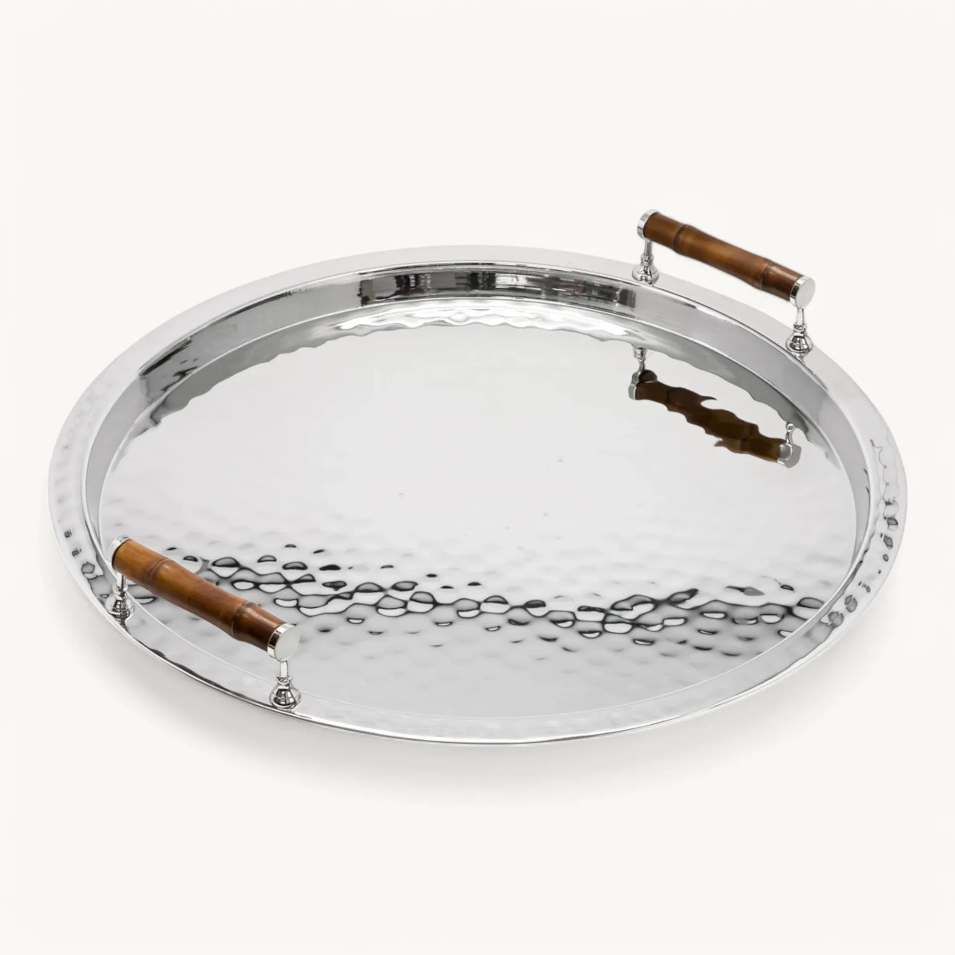 Plateau avec poignées en bambou - Hugo