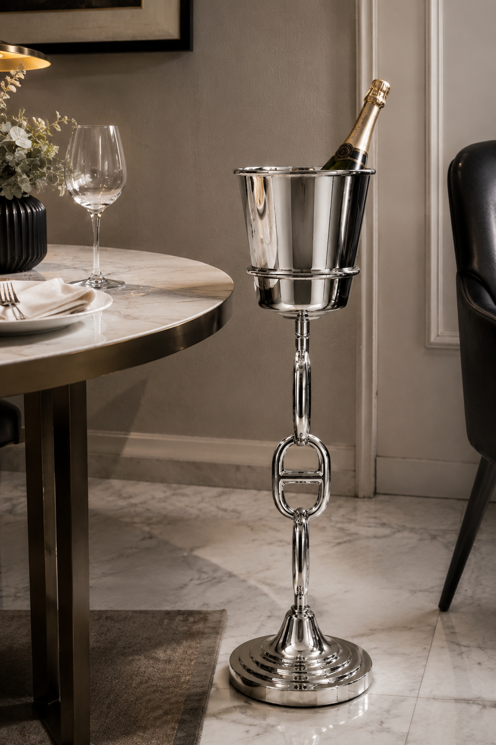 Seau à Champagne sur Pied  – chaîne