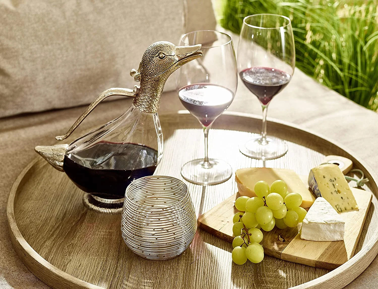 Décanteur plaqué argent - Daisy