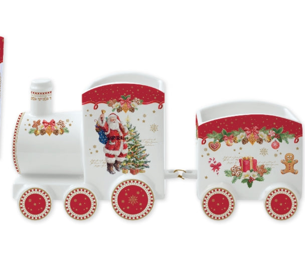 Christmas memories petit train - Maison porcel  | Porcelaine