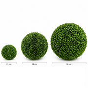 Boule de buis artificiel