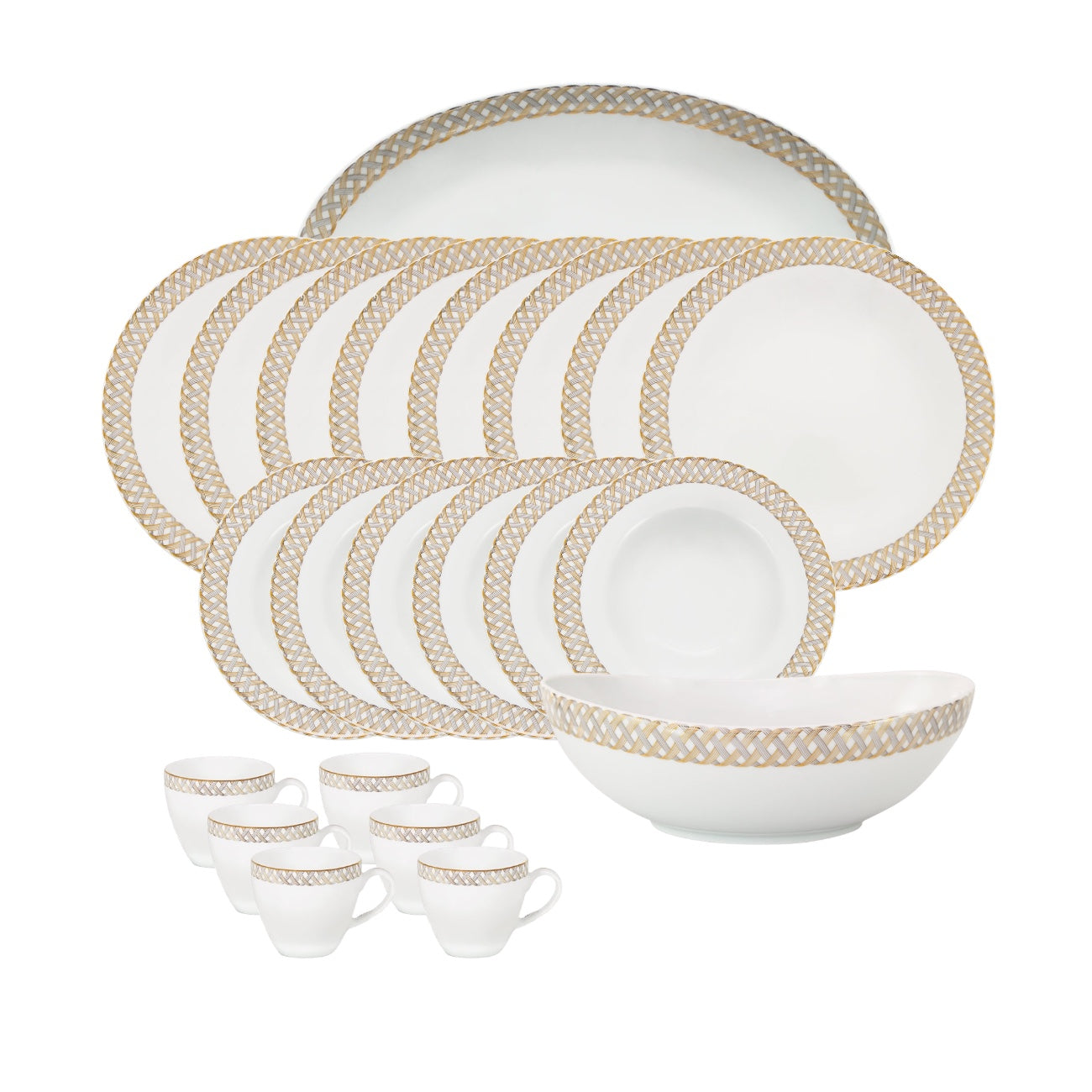 Set 22 pièces porcelaine - Precious