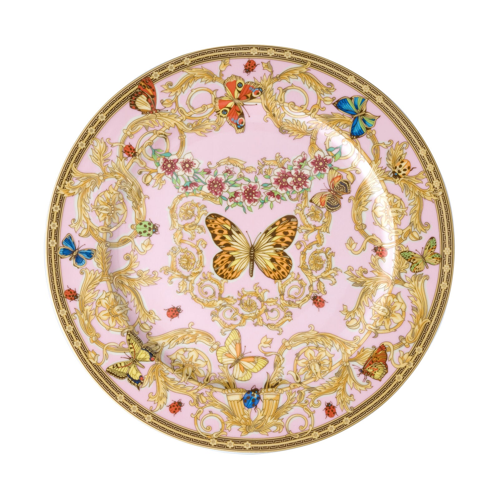 Assiette de présentation 30cm en porcelaine - Le jardin de Versace