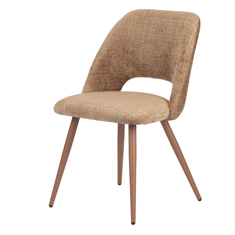 Luma chair in camel fabric