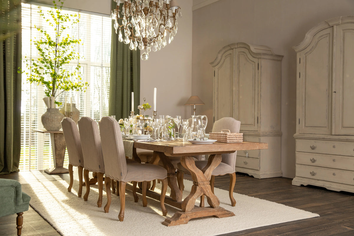 Chaise Cantelle lin naturel