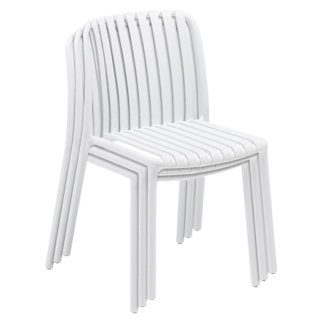 Chaise empilable blanc Kettler - Lago