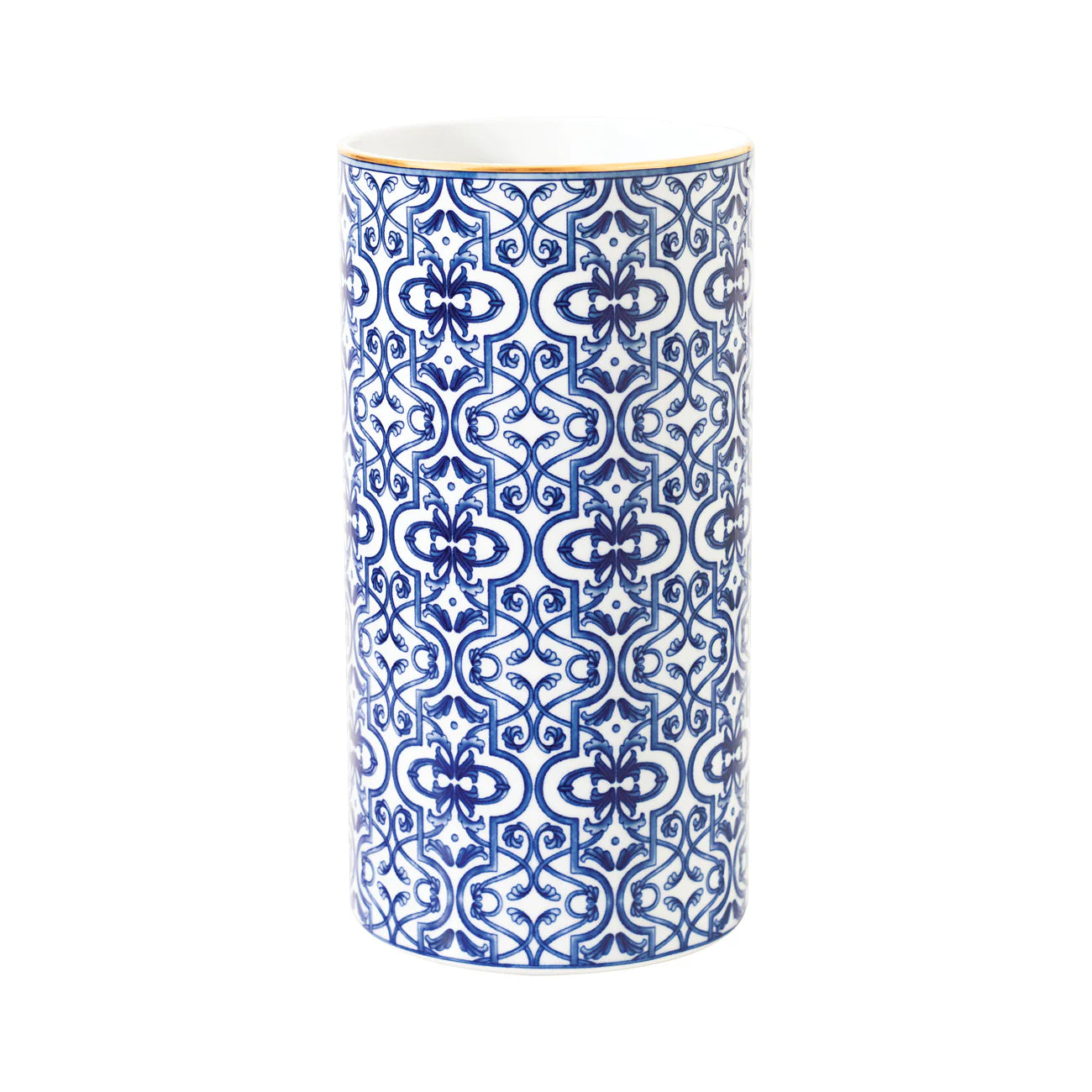 Blue legacy vase en porcelaine 30cm