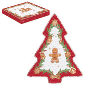 Pain d’épice plat sapin - Maison porcel  | Porcelaine