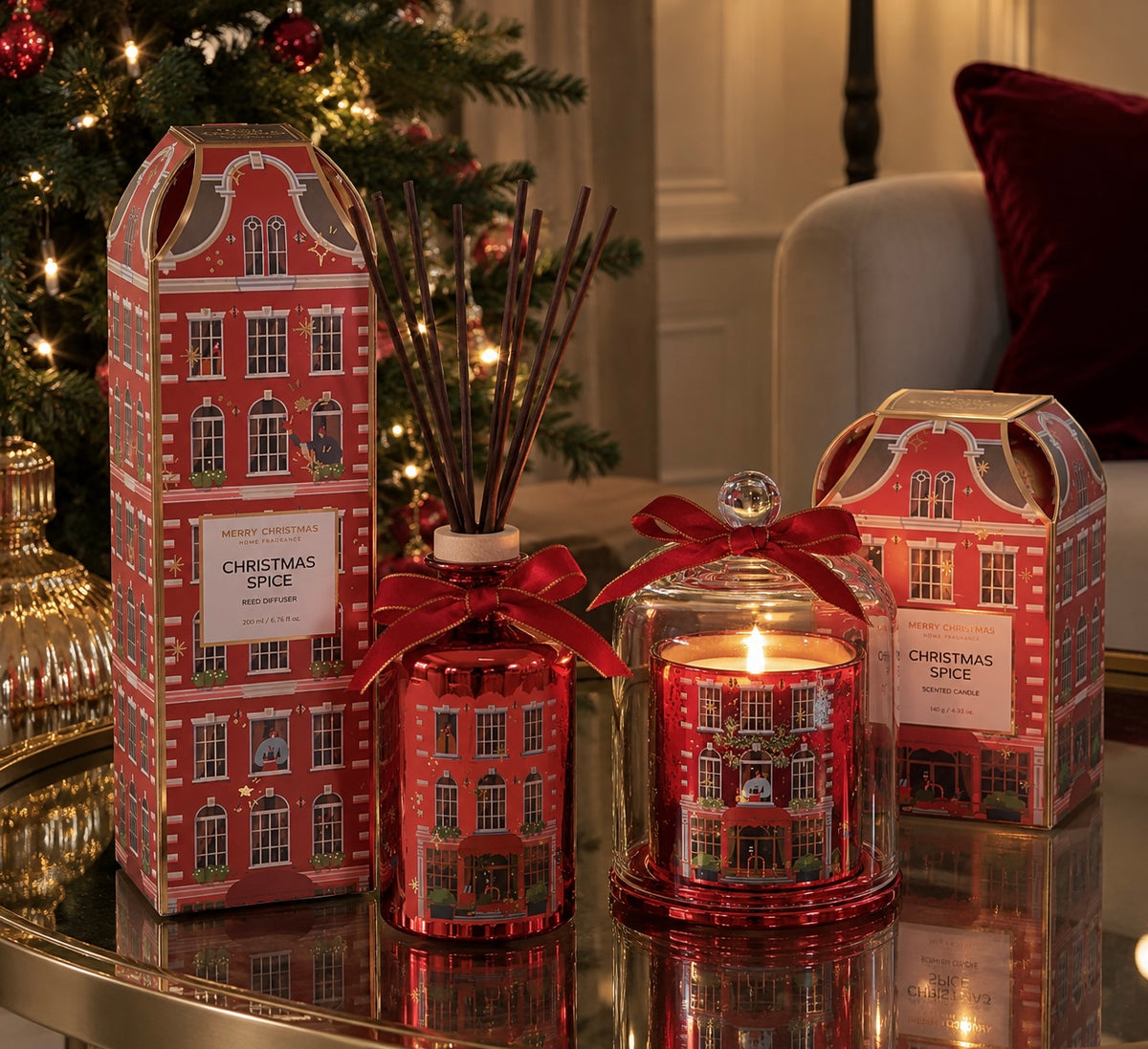 Coffret de Noël  – Bougie & Diffuseur