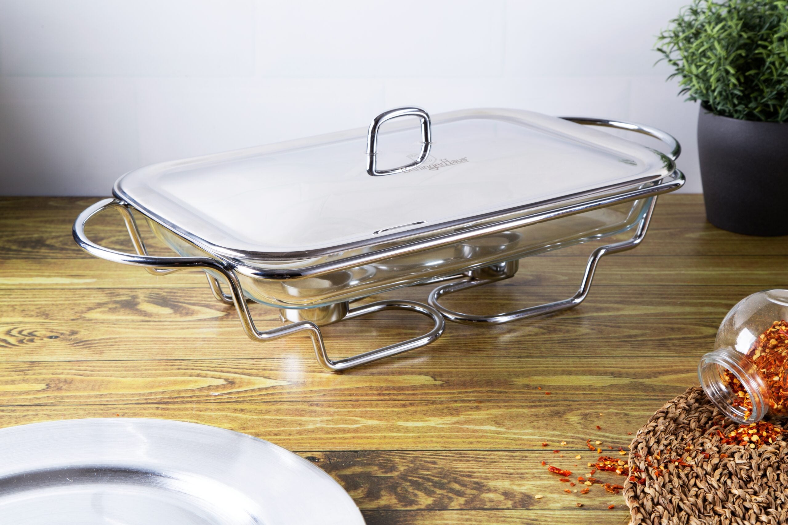 3L rectangular heating dish