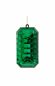 Suspension de Noël Diamant vert 15 cm