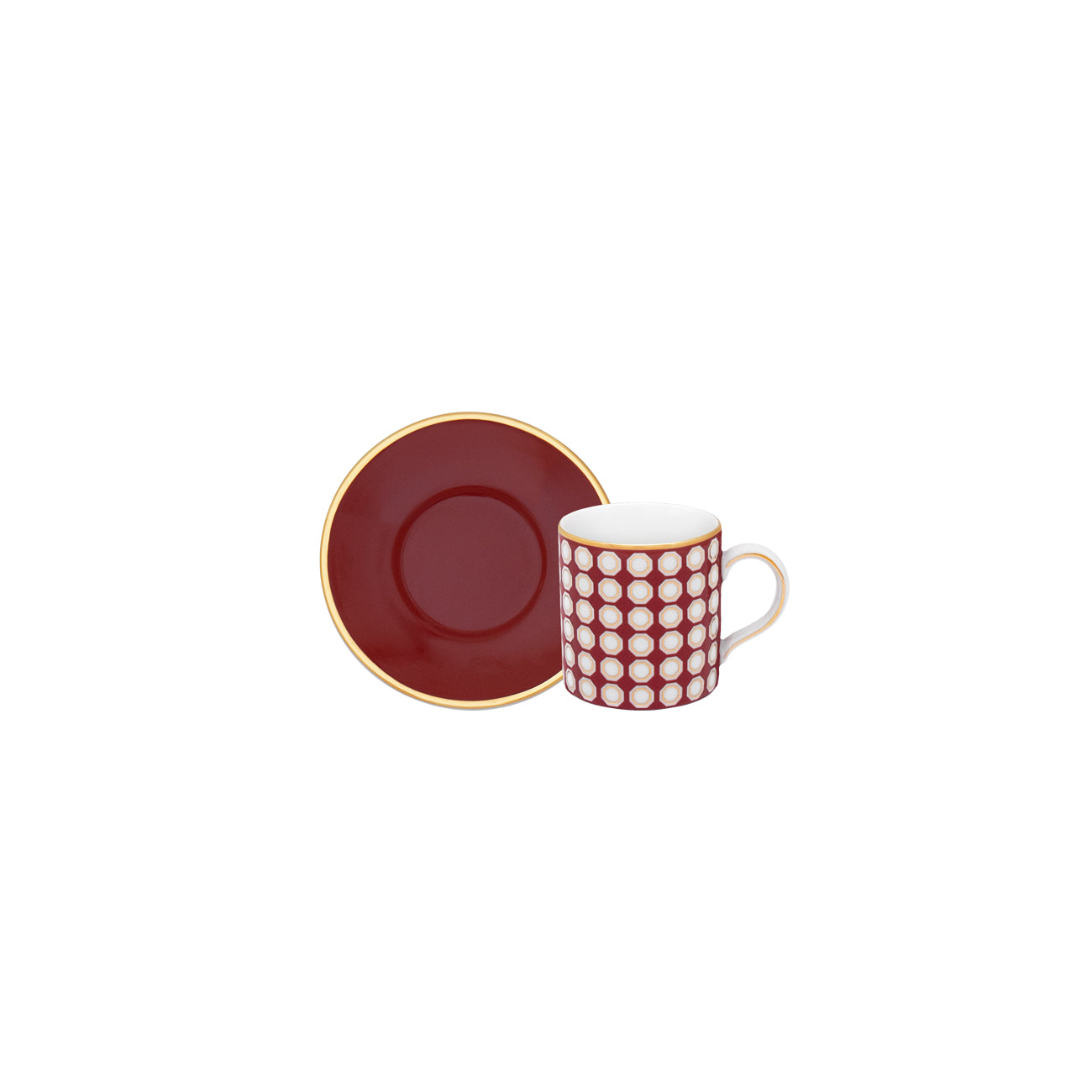 Tasse à café en porcelaine - Ruby