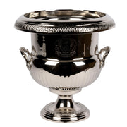 Prestige champagne bucket in silver-plated brass 35 cm