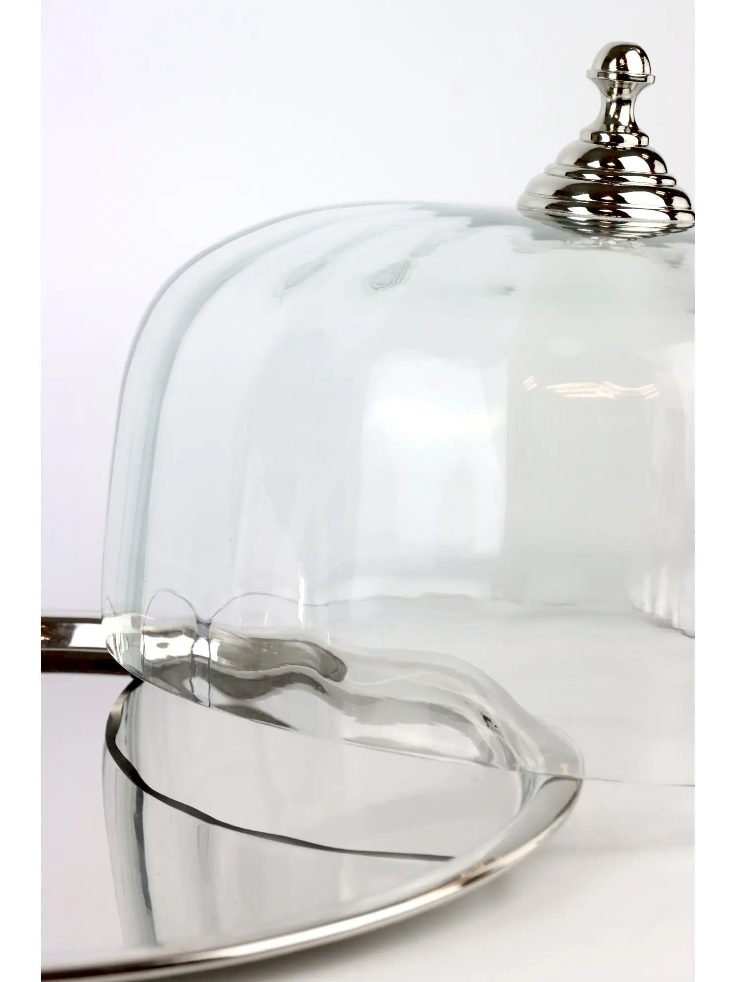 Cloche en verre 28cm - Maison porcel  | Porcelaine