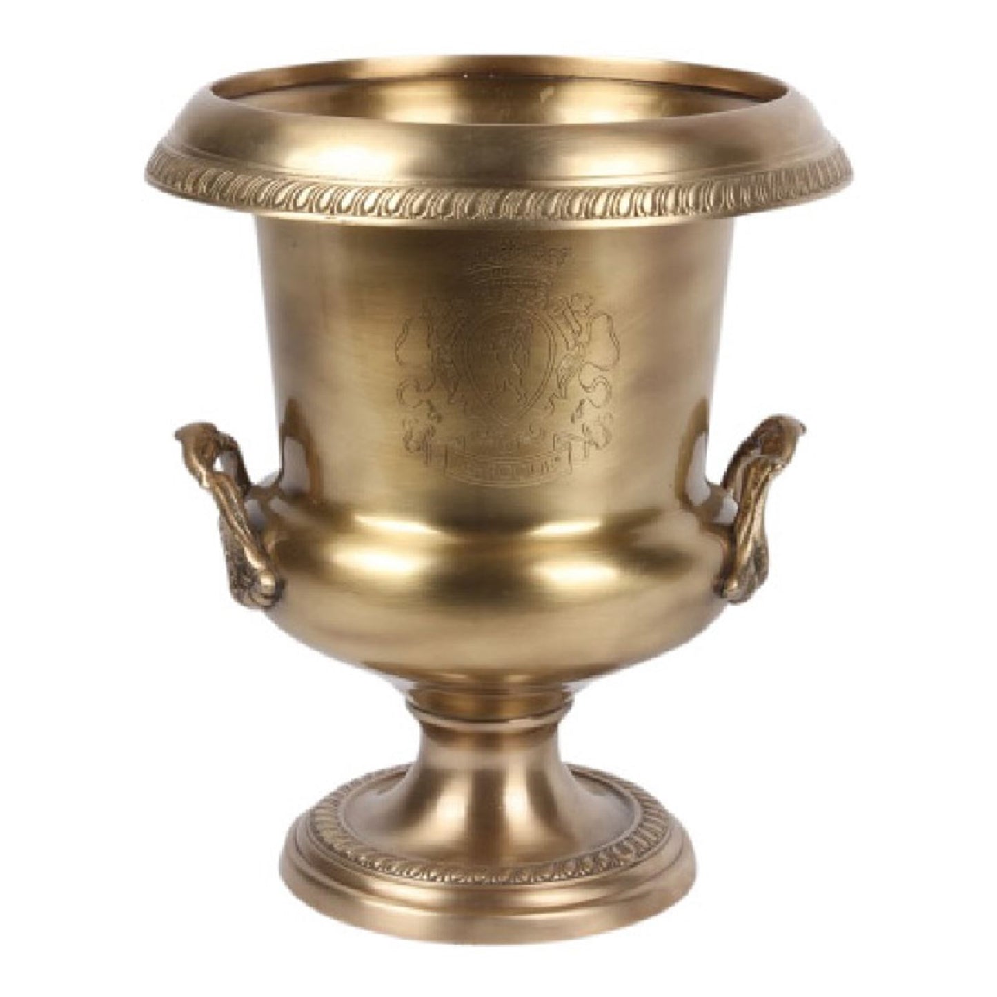 Small Prestige champagne bucket 25cm in gold-plated brass