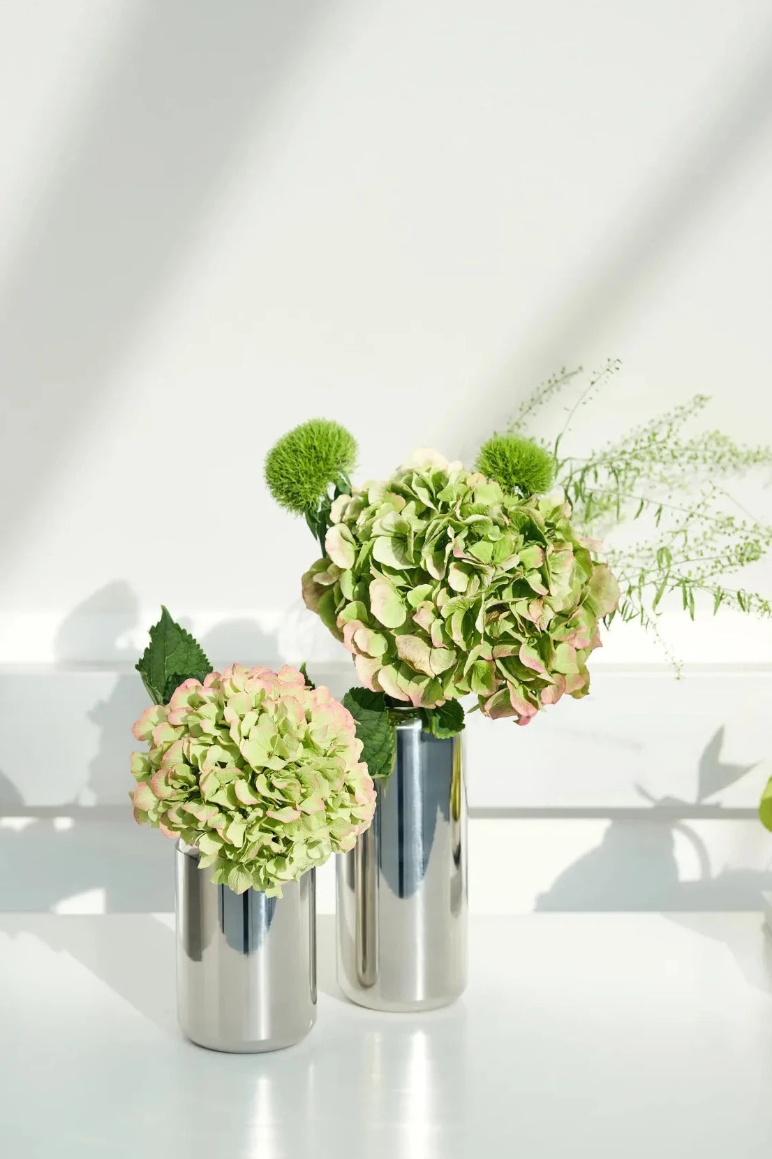 Vase en acier inoxydable H.23 – Lunaria