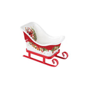 Porcelain Christmas Sleigh - Christmas Memories