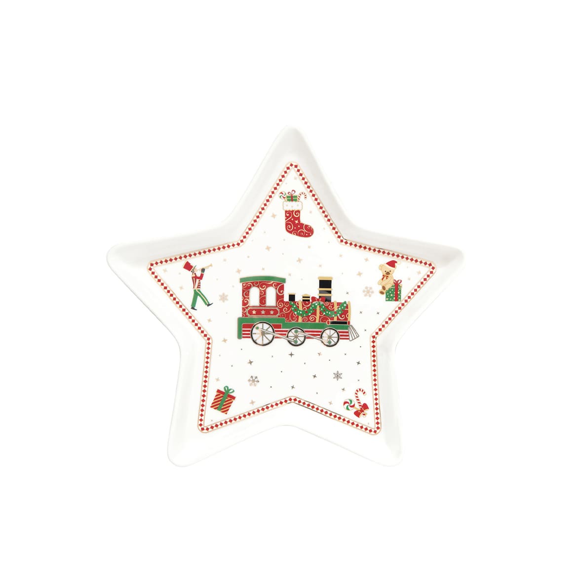 Polar express coupelle Étoile 19cm - Maison porcel  | Porcelaine