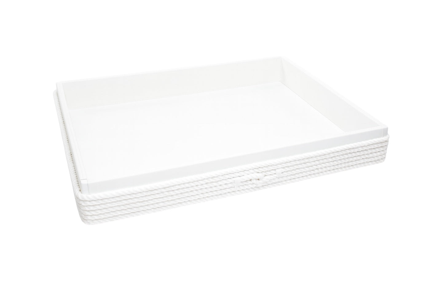 Rectangular tray 62cm modern white