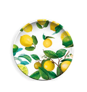 Assiette plate en mélamine - Citron