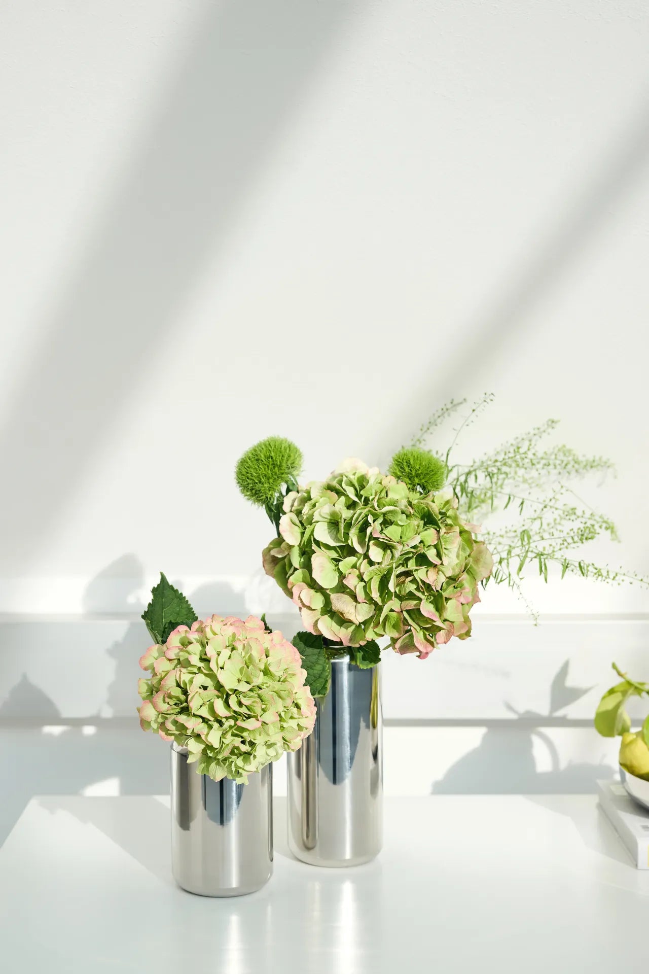 Vase en acier inoxydable H.15 – Lunaria