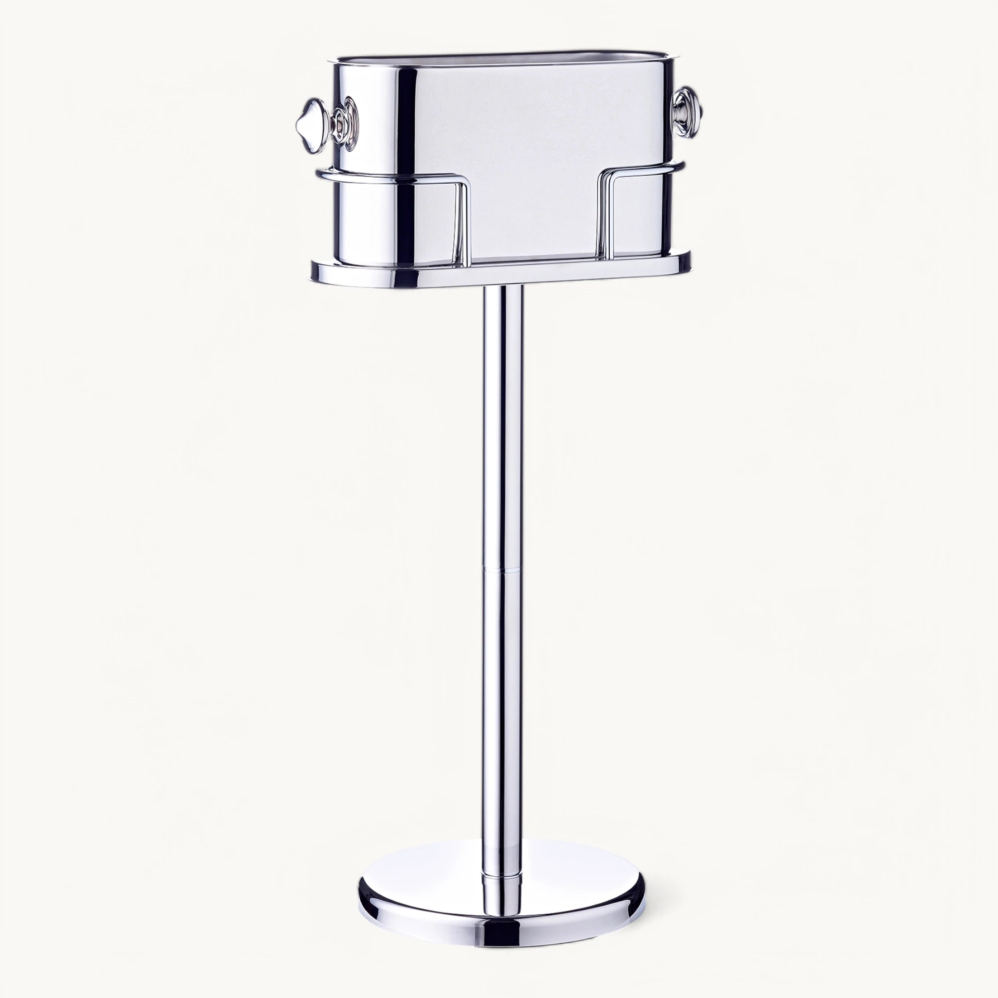 Seau à Champagne sur Pied Leo – Inox Argenté
