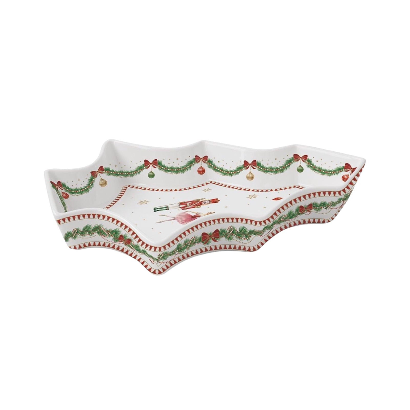 Magie de Noël coupe forme sapin - Maison porcel  | Porcelaine