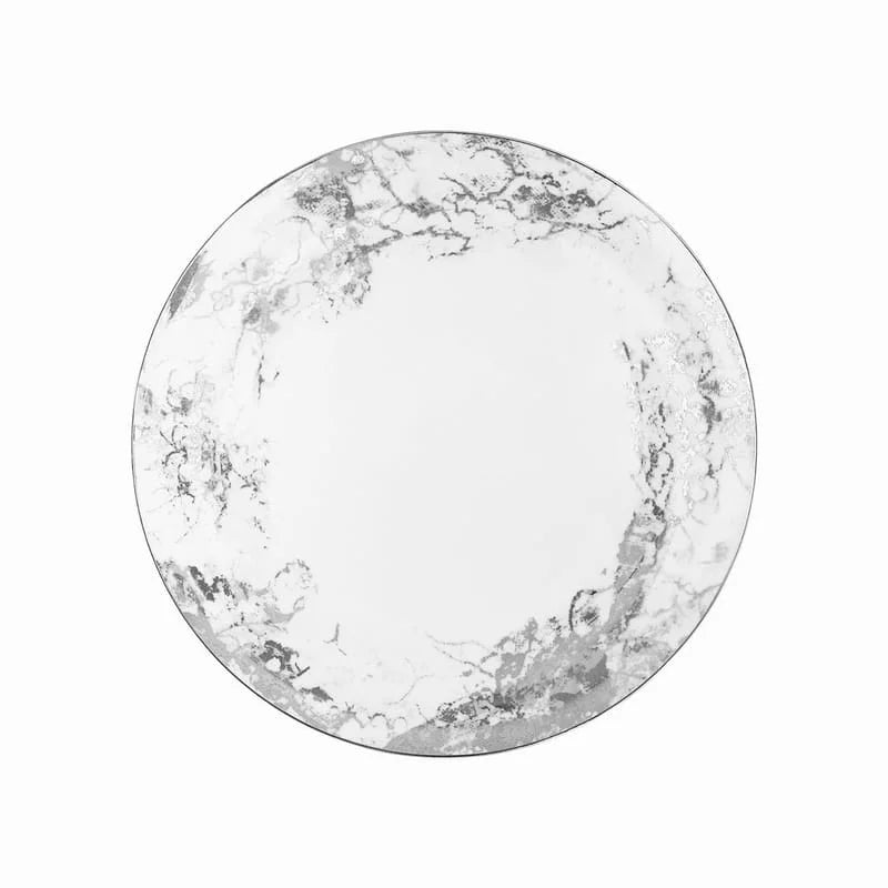 Belle époque argent assiette plate 28cm - Maison porcel  | Porcelaine
