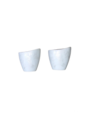 Belle époque white sel+ poivre - Maison porcel  | Porcelaine