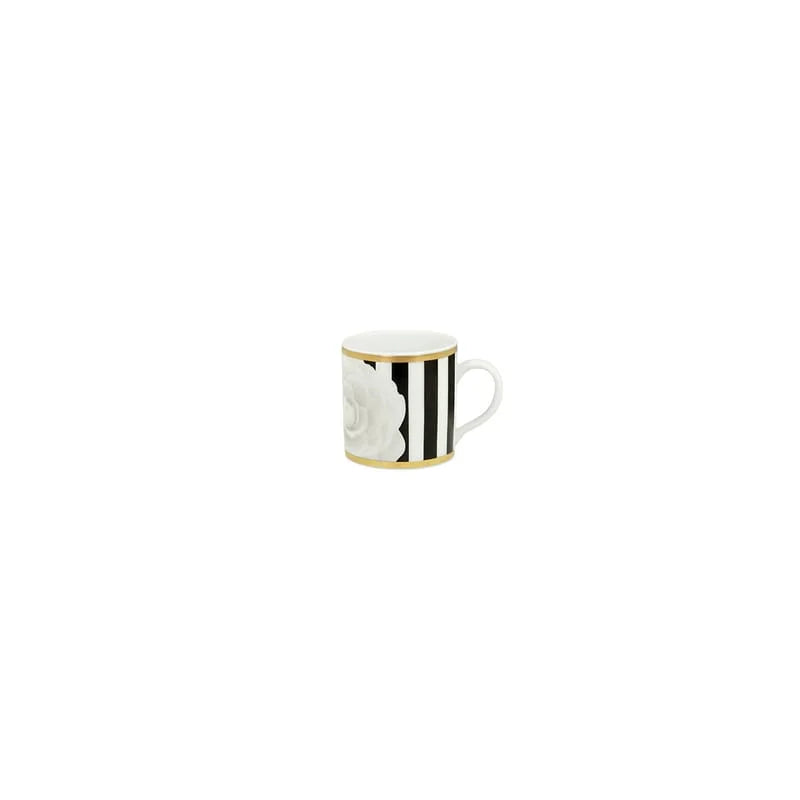 Camélia tasse à café - Maison porcel  | Porcelaine