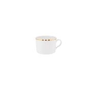 Gold tasse à thé 23cl - Maison porcel  | Porcelaine