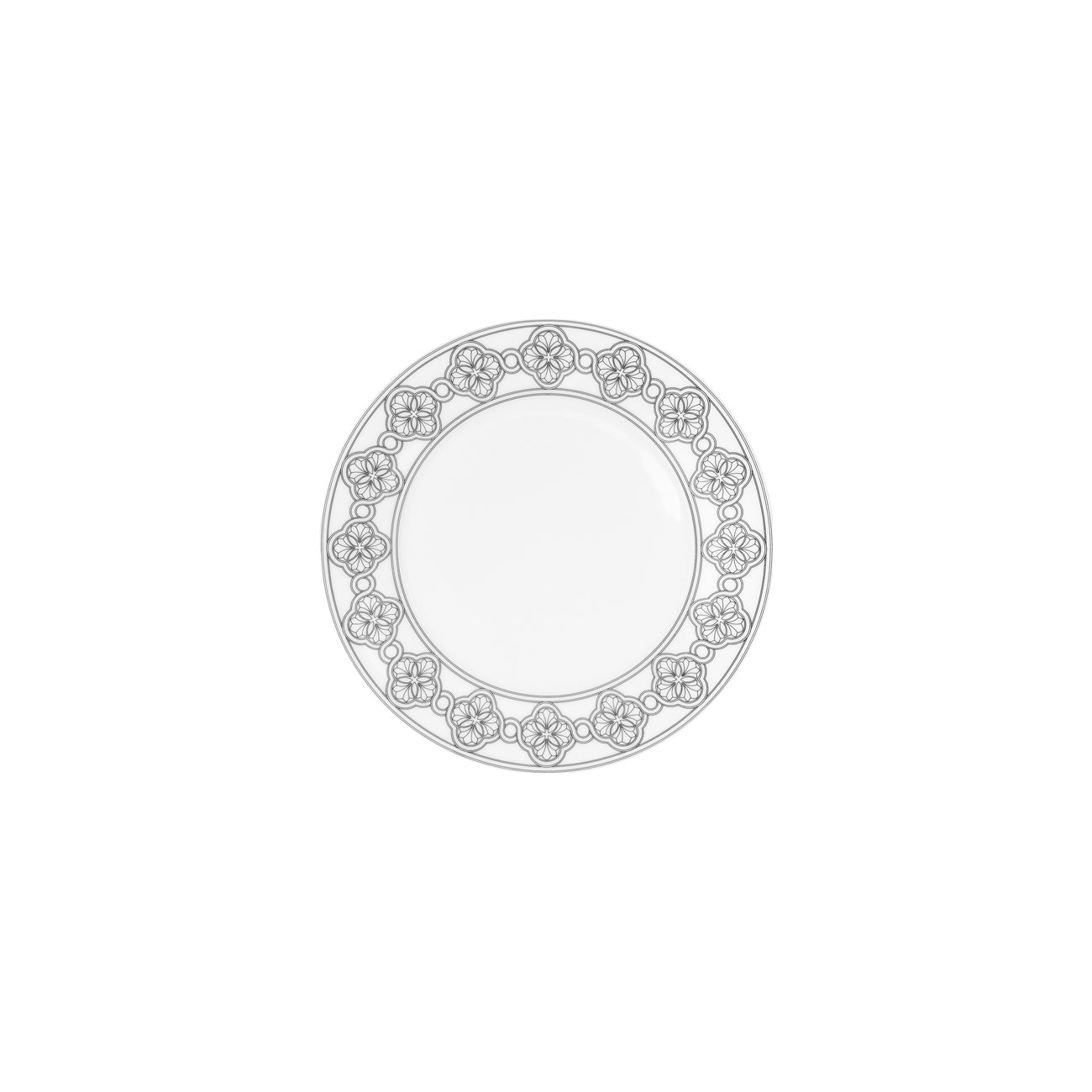 Dynasty assiette à pain 17cm - Maison porcel  | Porcelaine