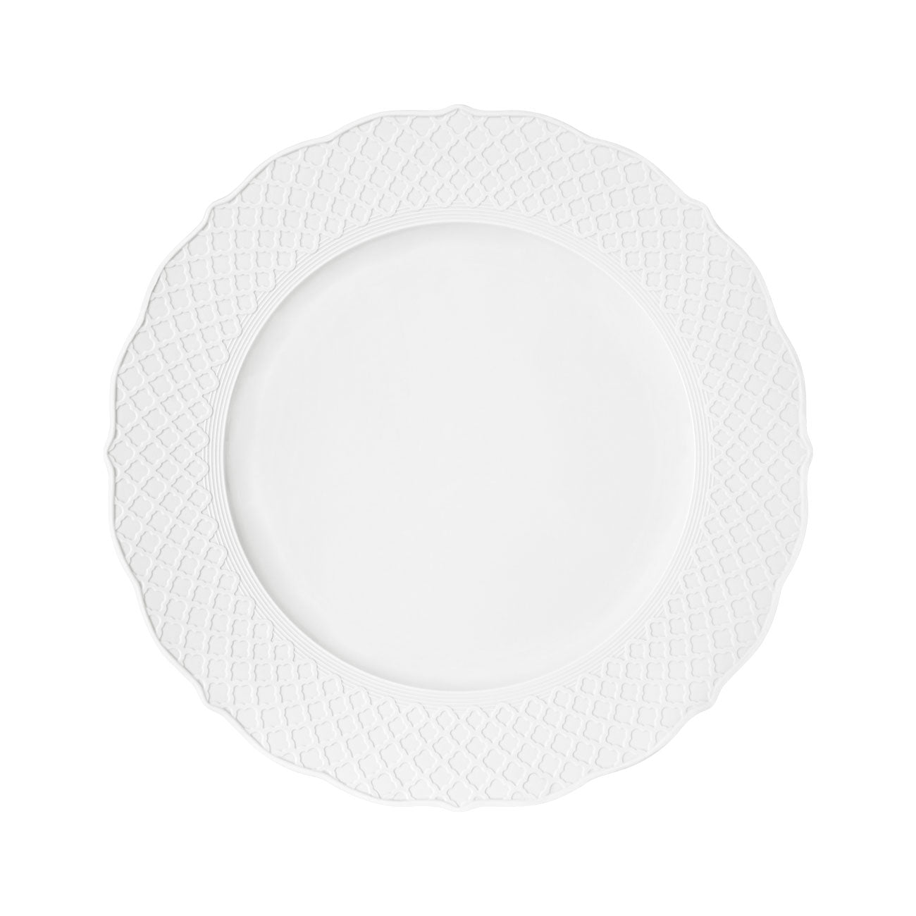 Empire assiette de présentation 31cm - Maison porcel  | Porcelaine