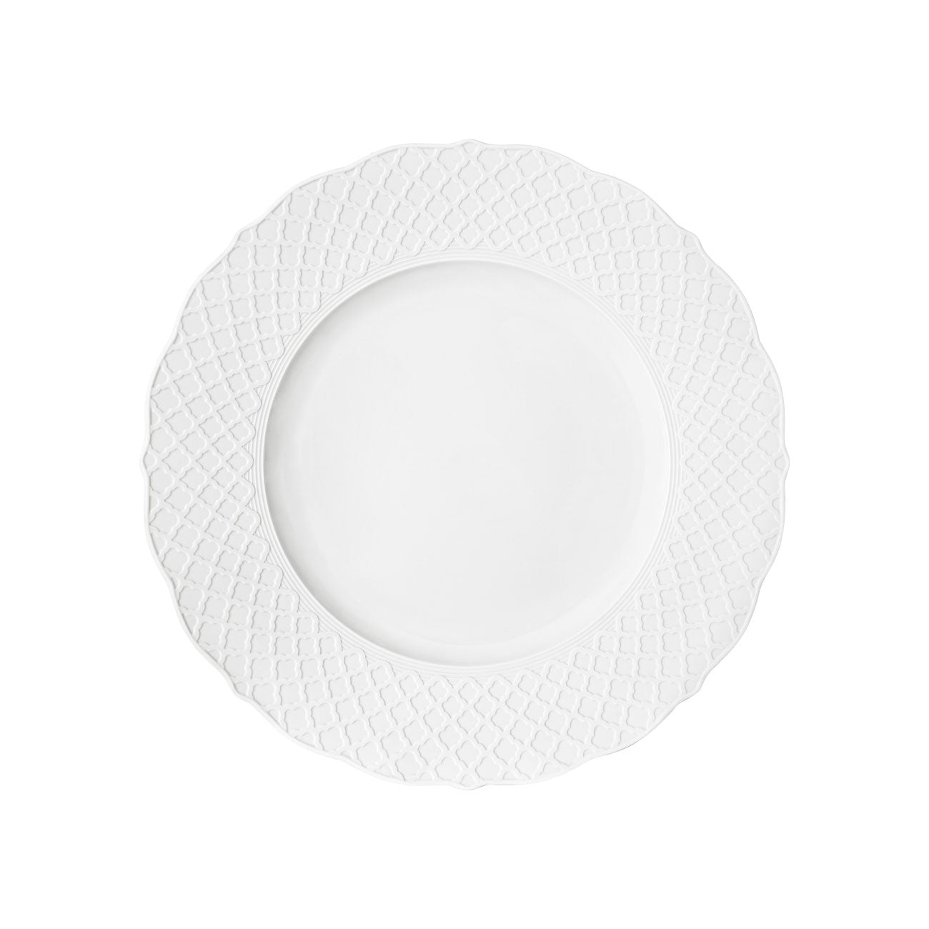 Empire assiette plate 28cm - Maison porcel  | Porcelaine