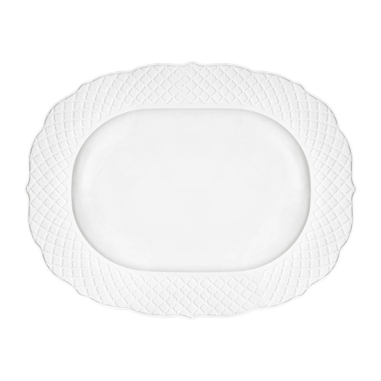 Empire plat 35cm - Maison porcel  | Porcelaine