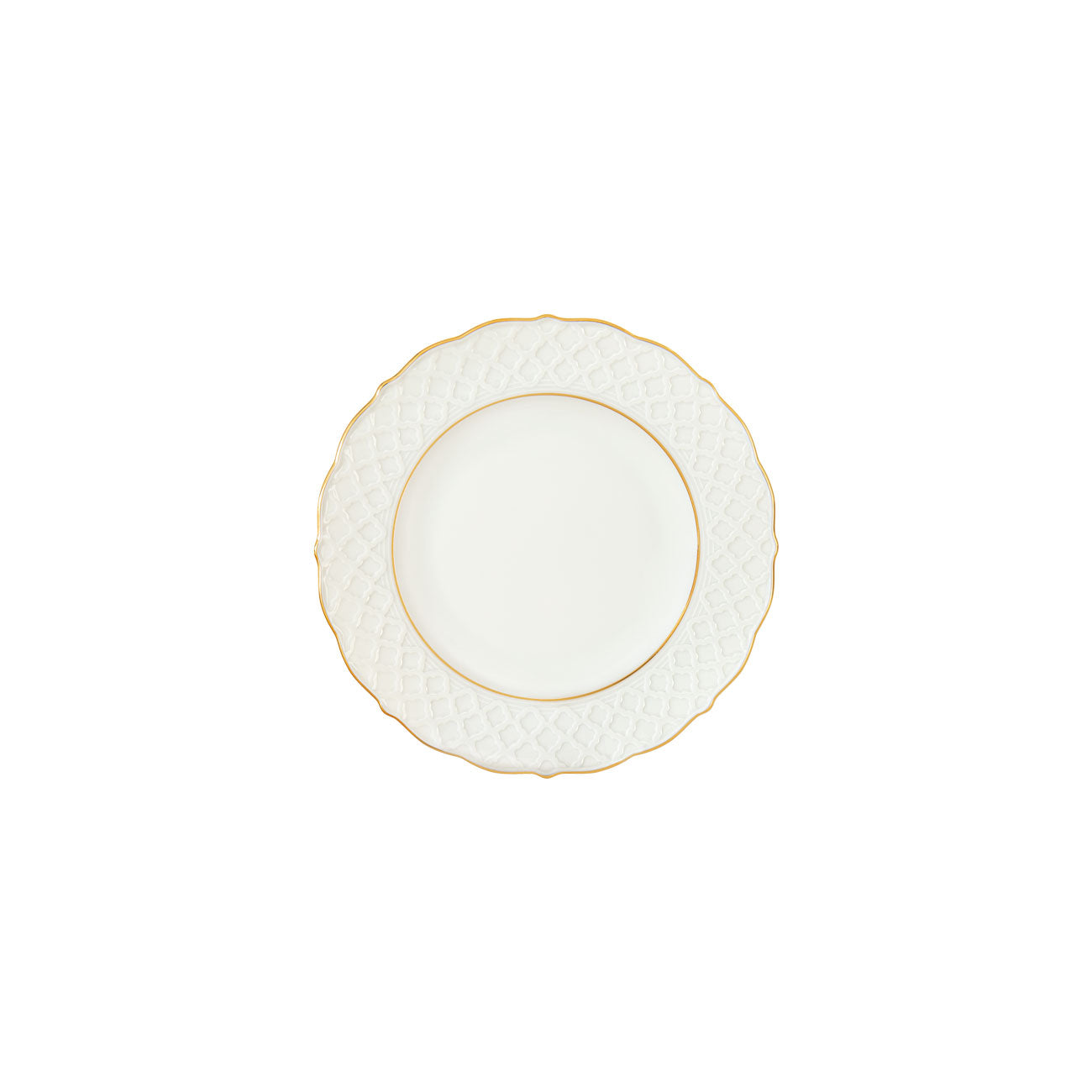 Empire Gold assiette à pain 17cm - Maison porcel  | Porcelaine
