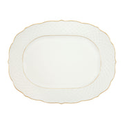 Empire Gold plat 35cm - Maison porcel  | Porcelaine