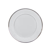 Ethereal white assiette plate 27cm - Maison porcel  | Porcelaine