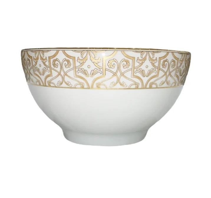 Gold legacy saladier 24cm - Maison porcel  | Porcelaine
