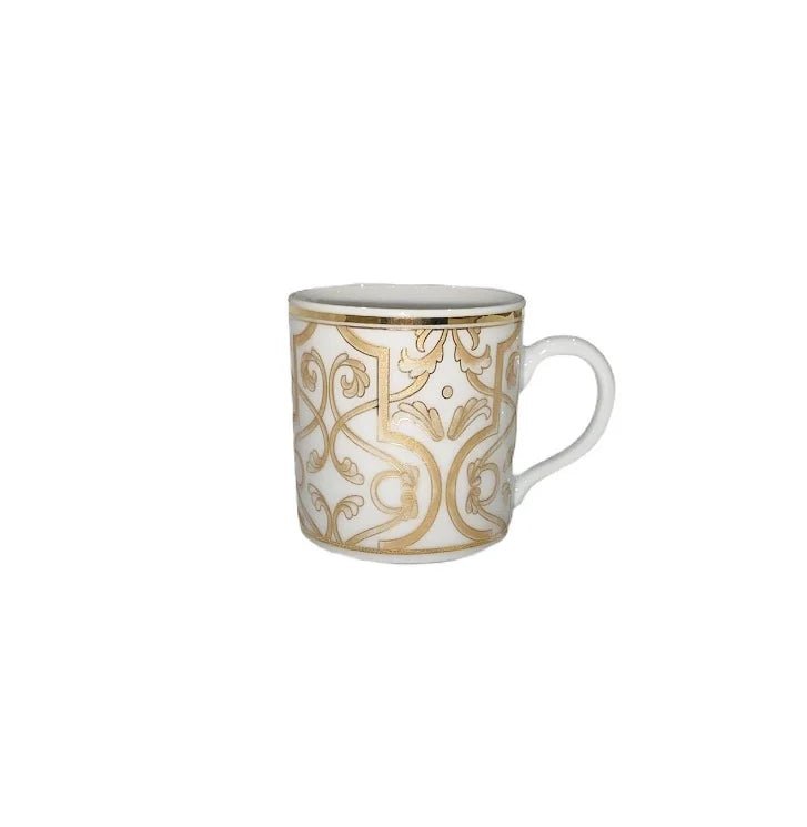 Gold legacy tasse à café - Maison porcel  | Porcelaine