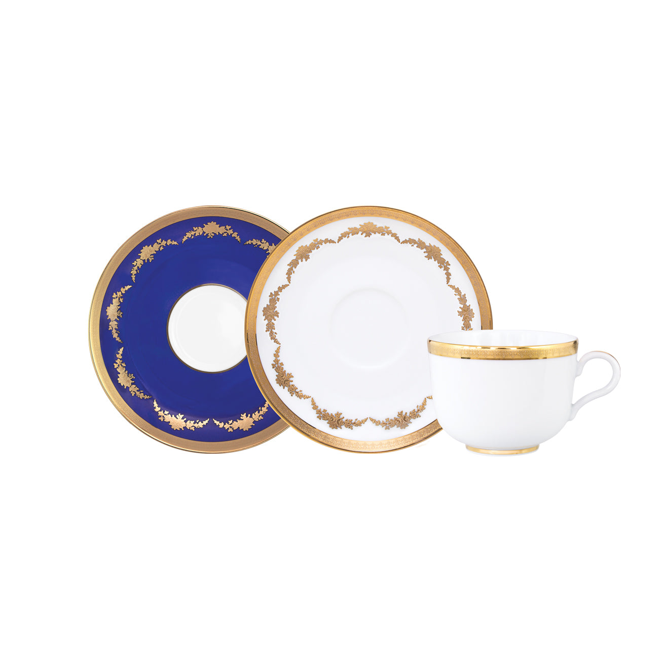 Imperio Gold tasse à thé - Maison porcel  | Porcelaine