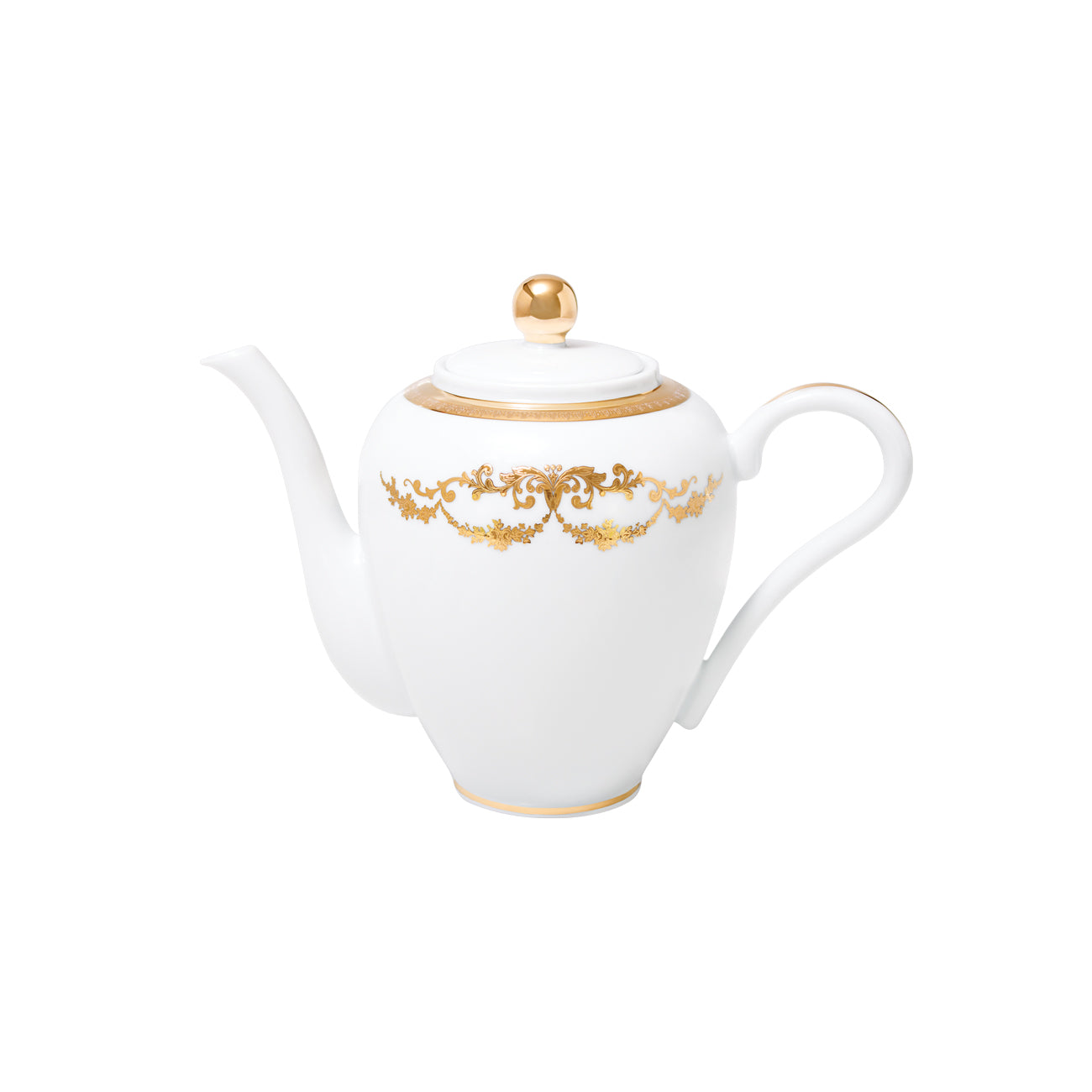 Imperio Gold théière 144cl - Maison porcel  | Porcelaine