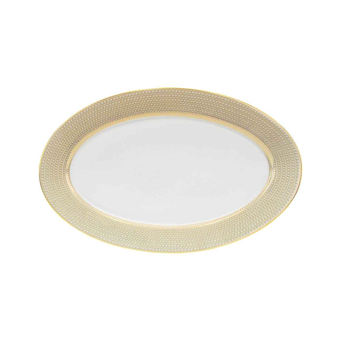 Infinity plat 31cm - Maison porcel  | Porcelaine