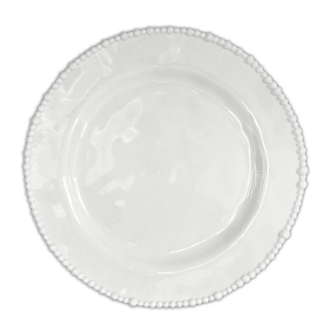 Joke assiette plate 28cm blanc - Maison porcel  | Porcelaine