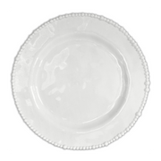 Joke assiette plate 28cm blanc - Maison porcel  | Porcelaine