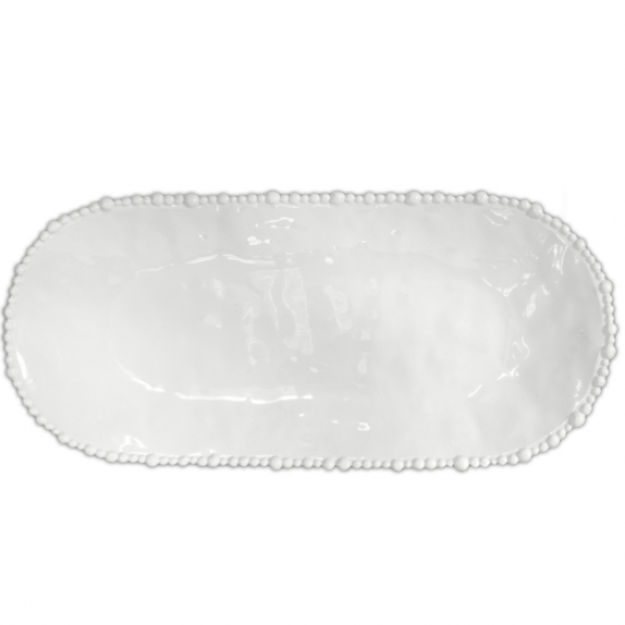 Joke plat 53cm blanc - Maison porcel  | Porcelaine