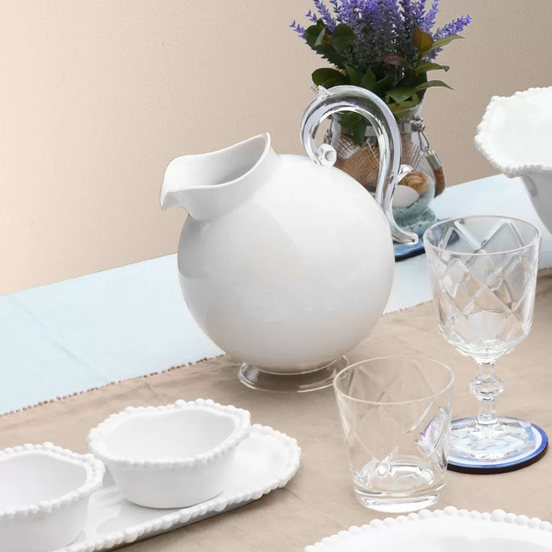 Joke pichet 2,25L blanc - Maison porcel  | Porcelaine