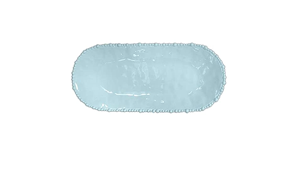 Joke plat 53cm bleue - Maison porcel  | Porcelaine