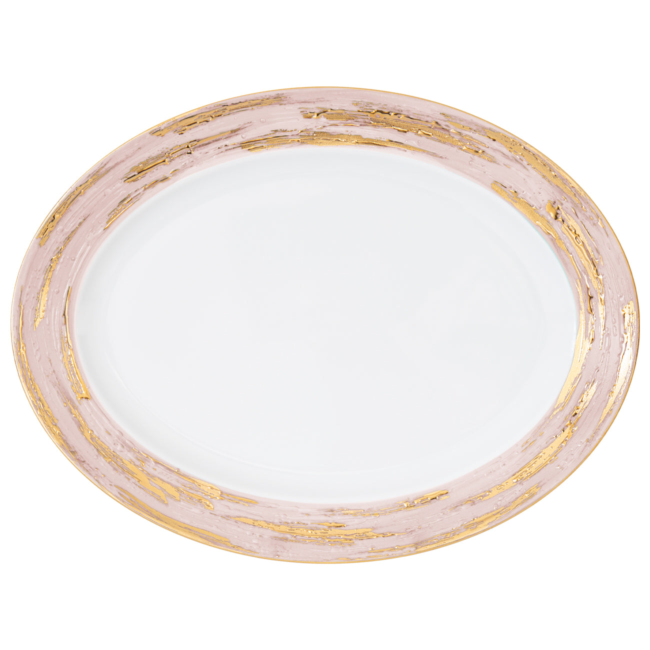 Violet plat 39cm - Maison porcel  | Porcelaine