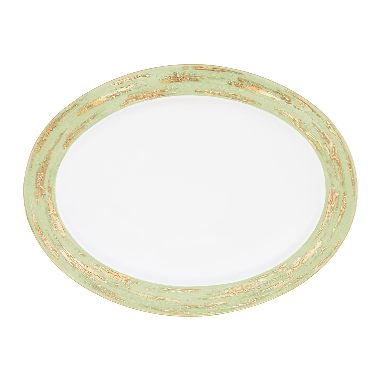Olivia plat 35cm - Maison porcel  | Porcelaine